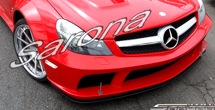 Custom Mercedes SL  Convertible Front Lip/Splitter (2009 - 2012) - $890.00 (Part #MB-019-FA)